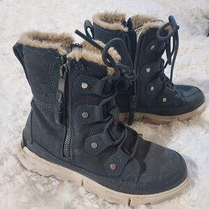 Sorel Explorer Women's II Joan Dual Zip Waterproof Fleece Lined Boots Size 5